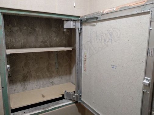 Люк под плитку Нажимной Секрет-Лайт 400*500 Люк под плитку Нажимной Секрет-Лайт 400*500