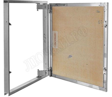 Люк под плитку Нажимной Секрет-Лайт 400*500, 1 створка Люк под плитку Нажимной Секрет-Лайт 400*500, 1 створка