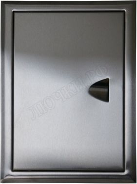 Люк сантехнический из нержавеющей стали с ручкой матовый 300*400 Люк сантехнический из нержавеющей стали с ручкой матовый 300*400