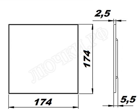 Вытяжной вентилятор airRoxy PS, красный, 01-163 Вытяжной вентилятор airRoxy PS, красный, 01-163