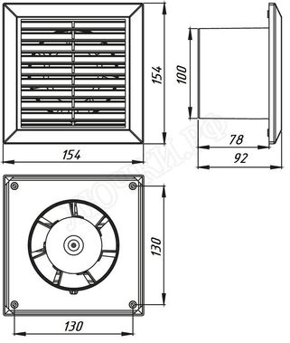 Вентилятор Awenta Classic Series, WC100T Вентилятор Awenta Classic Series, WC100T