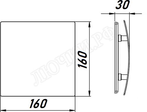 Вытяжной вентилятор Awenta System+, Silent, 100, KWS100T, PECB100P, Чёрный глянцевый, пластик Вытяжной вентилятор Awenta System+, Silent, 100, KWS100T, PECB100P, Чёрный глянцевый, пластик